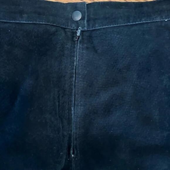 Leather Rafael Black Long Skirt - Picture 2 of 6